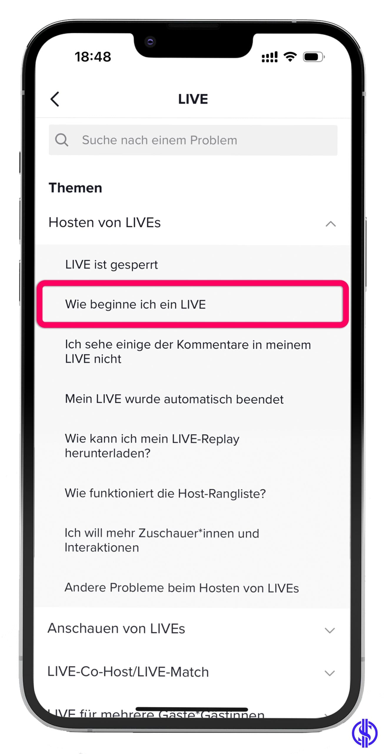 TikTok live gehen Anleitung Schritt 5